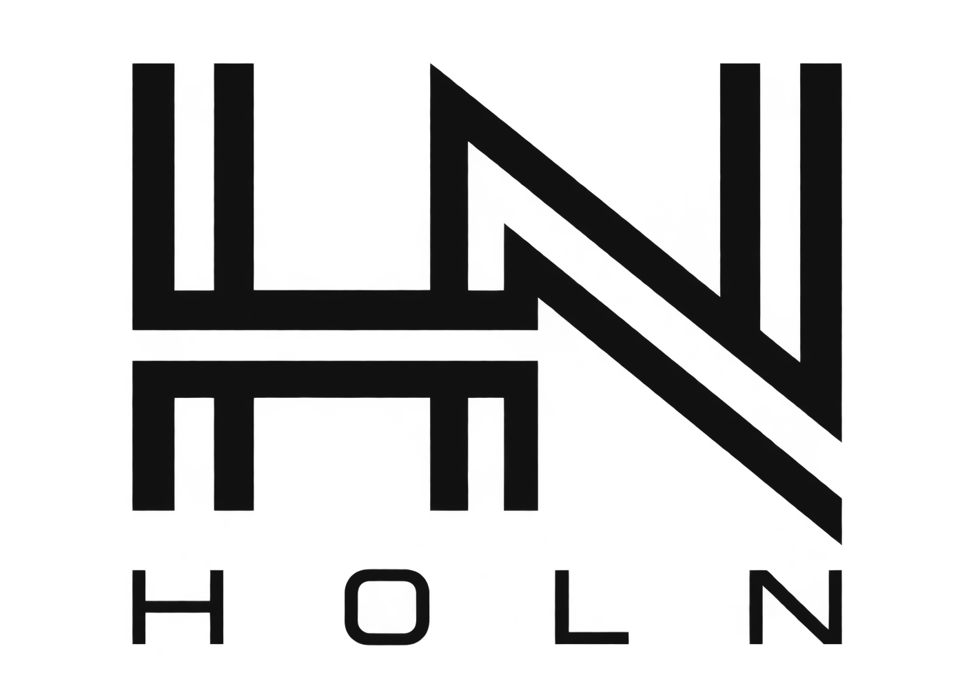 Logotipo HOLN vertical